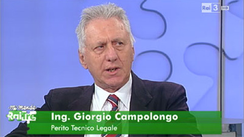 Mi manda RaiTre - 16 maggio 2014: discussione sul rumore con la partecipazione dell'Ing. Giorgio Campolongo