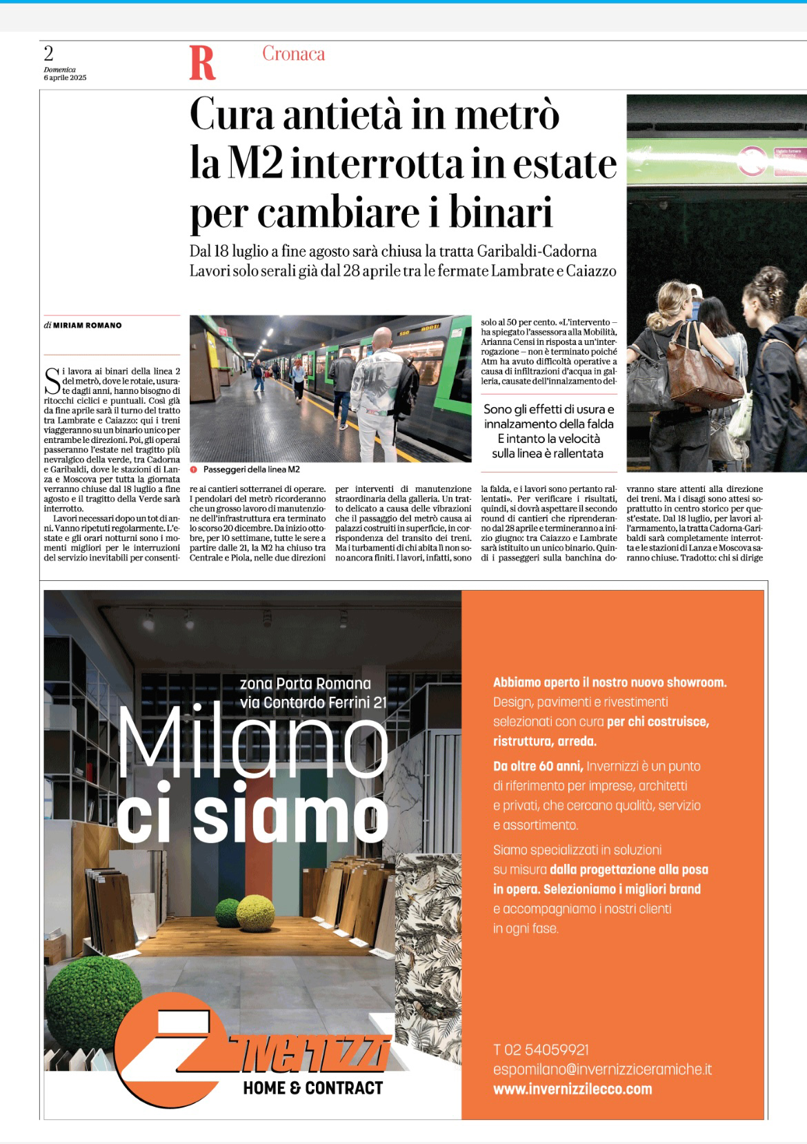 la Repubblica Milano - 6 aprile 2025